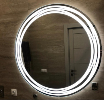 Зеркало с подсветкой для ванной комнаты Арабелла 110 см
